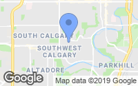 Map of Auburn Bay, AB