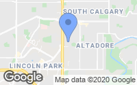Map of Auburn Bay, AB