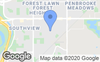 Map of Auburn Bay, AB